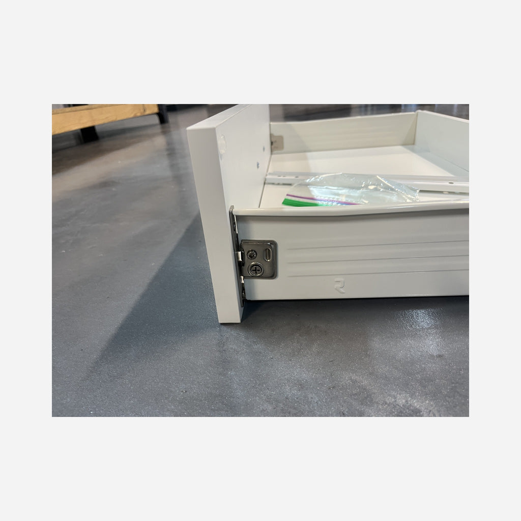 Drawer Kit 24"W × 5"H × 13"D White (box, tracks & screws)