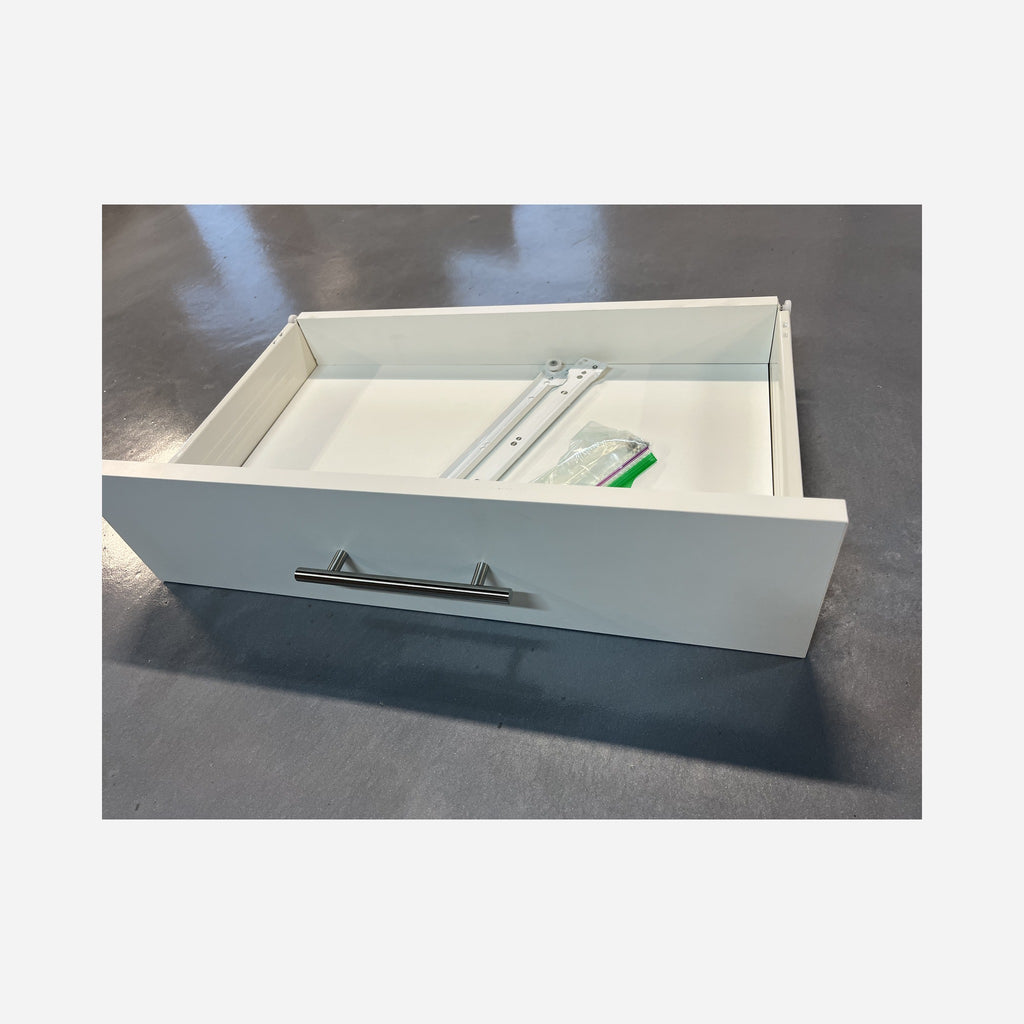 Drawer Kit 24"W × 5"H × 13"D White (box, tracks & screws)