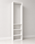 CW Single – Hang + 3 Shelves – 84H x 24W x 14D