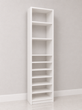 CW Single – 3 Big Shelves + 6 Shoe Shelves –  24W x 84H x 14D