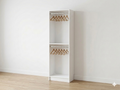 Double Hang Tower – 26"W × 84"H × 14"D | White