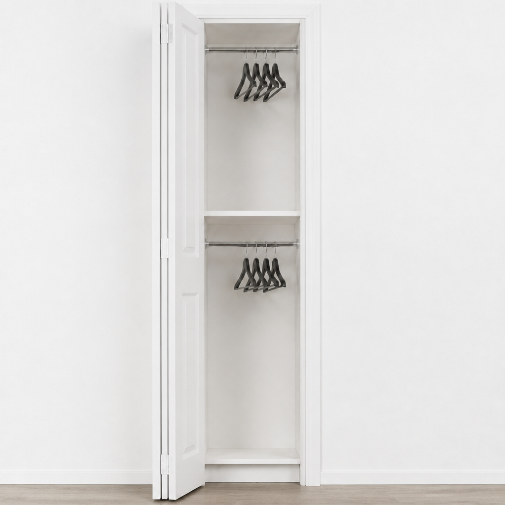 Double Hang Closet Tower (18″) – 20″ Wide x 84″ High