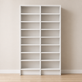7-Shelf (24''W) + 7-Shelf (24''W) Double Tower Closet – 50.25"W × 84"H × 14"D