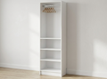 Hang & Shelves Tower – 32"W × 96"H × 14"D | White