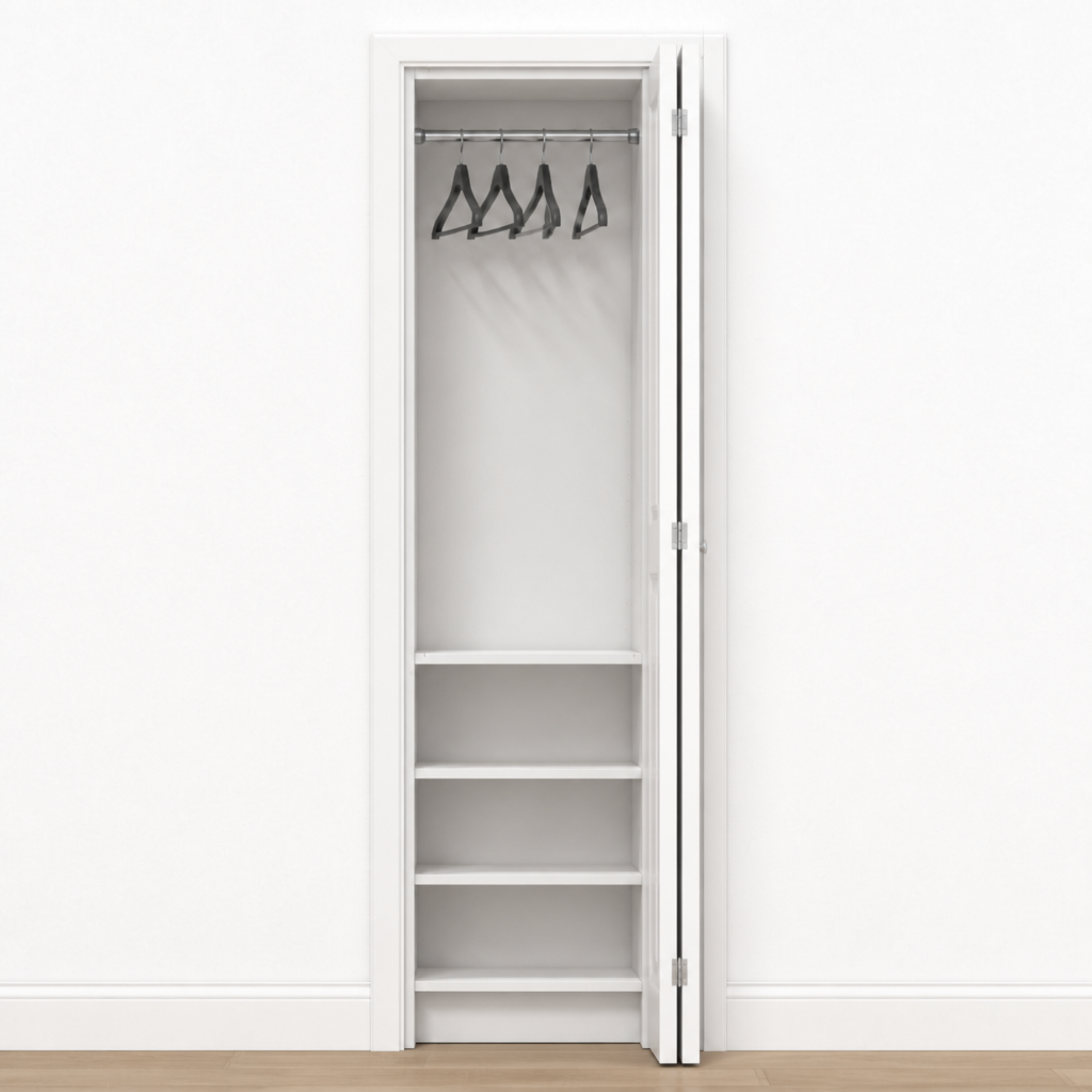Hang & Shelves Closet Tower (18″) – 20″ Wide x 84″ High