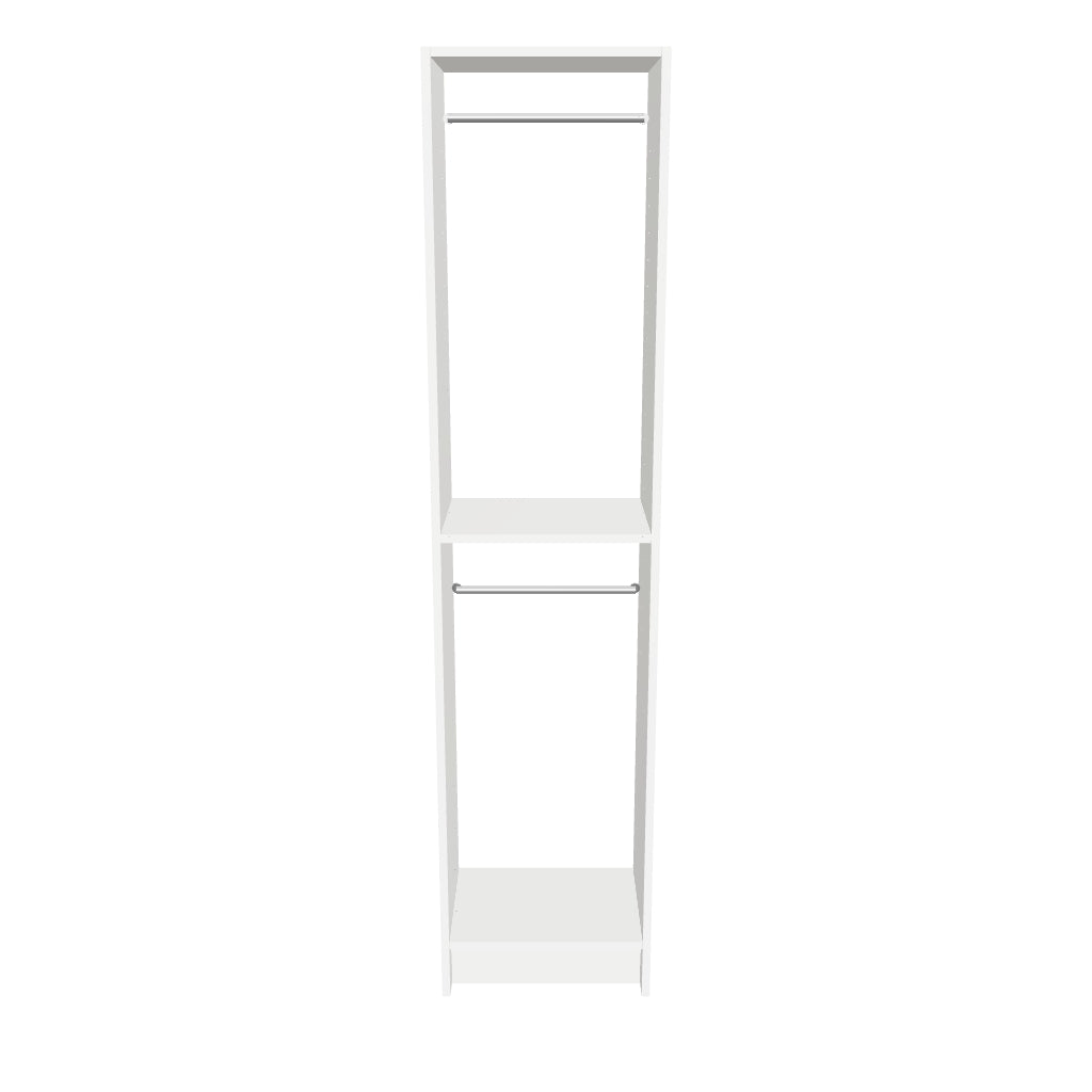 Double Hang Closet Tower (18″) – 20″ Wide x 84″ High