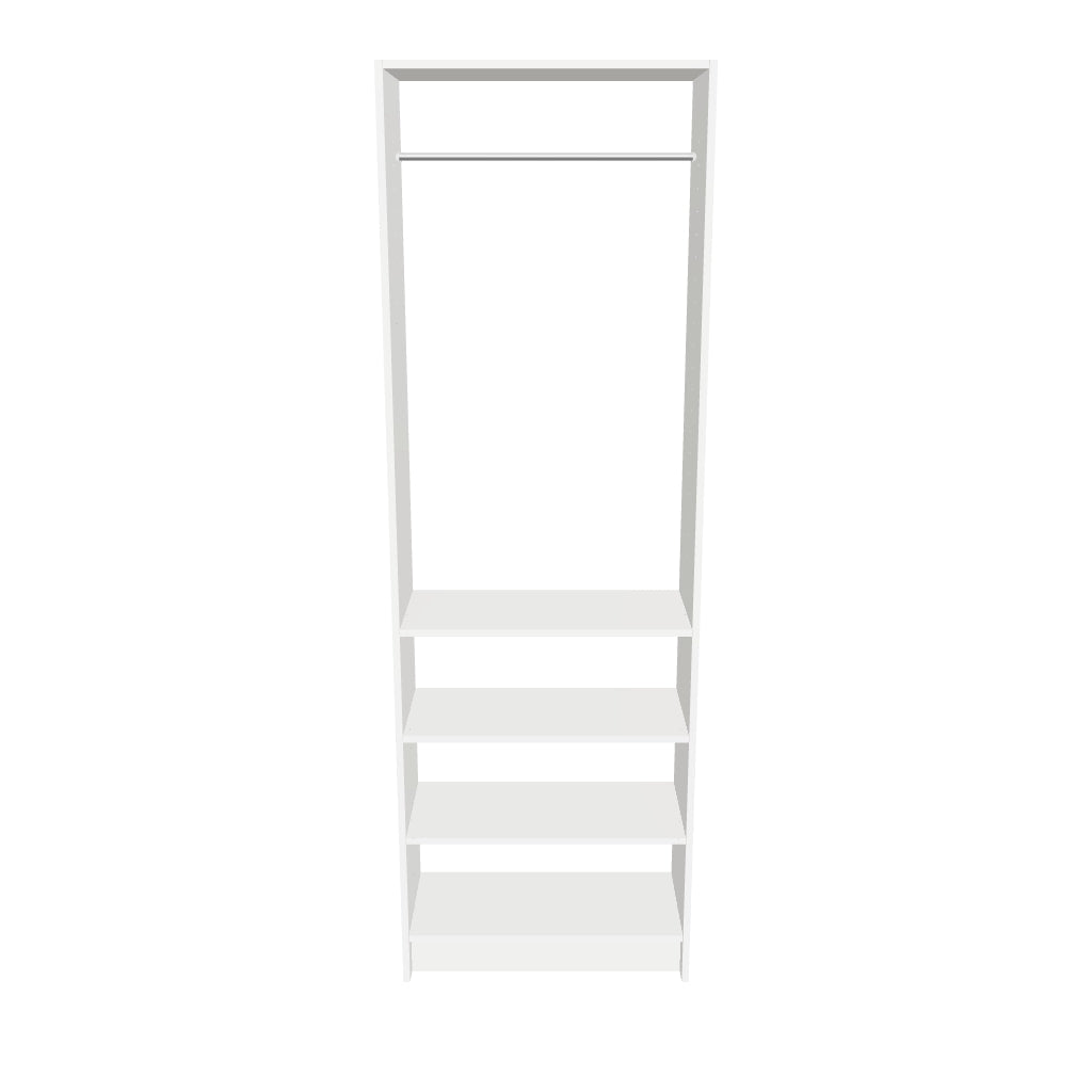 Hang & Shelves Tower – 32"W × 96"H × 14"D