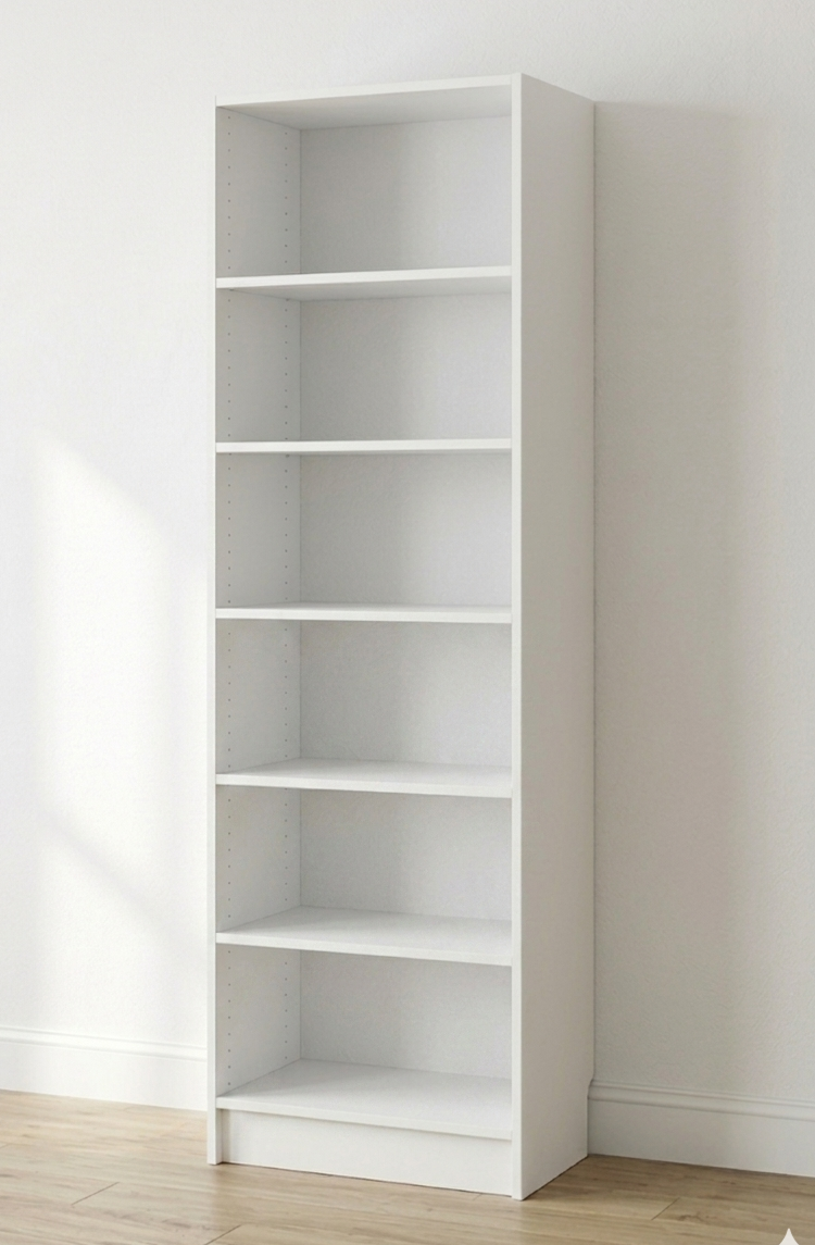 7-Shelf Tower – 26"W × 84"H × 14"D | White